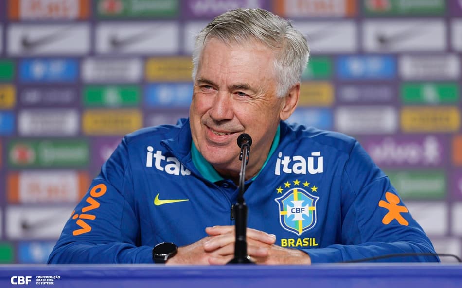 Carlo Ancelotti já admite seguir como técnico do Brasil até 2030