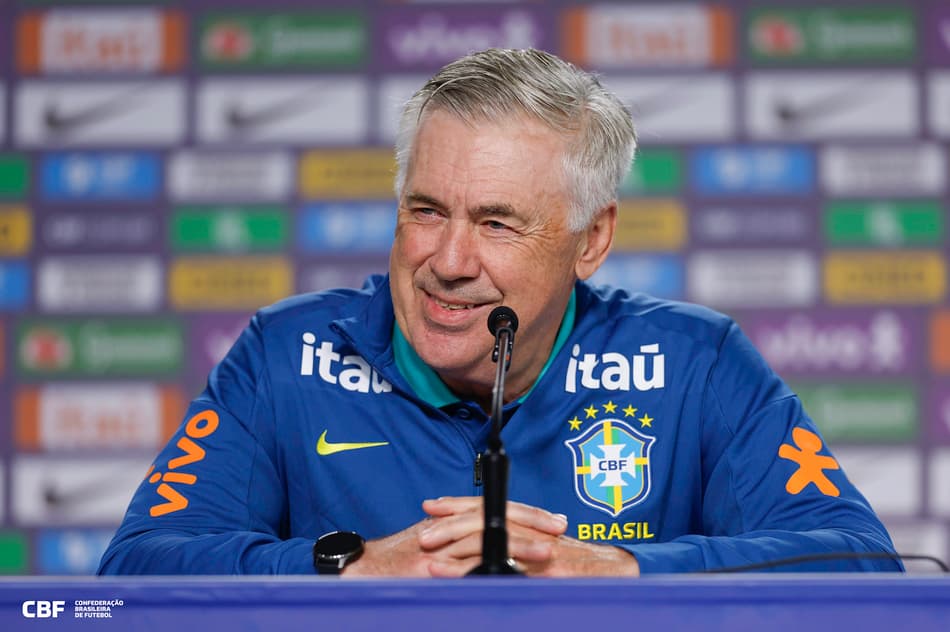 Carlo Ancelotti já admite seguir como técnico do Brasil até 2030