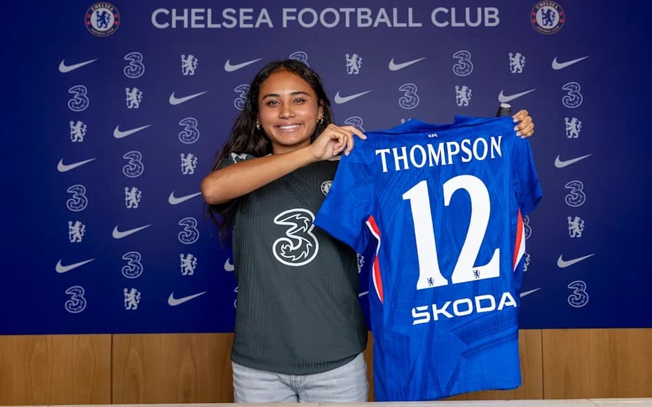 Alyssa Thompson é a nova contratada do Chelsea. (Foto: Chelsea/Divulgação)