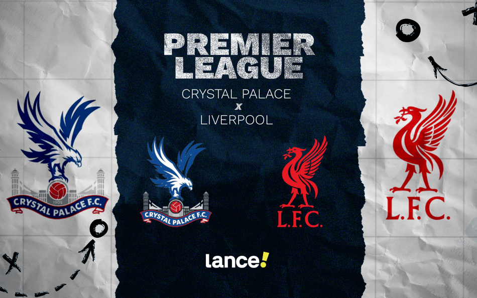 Crystal Palace x Liverpool: sexta rodada da Premier League (Foto: Arte/Lance!)