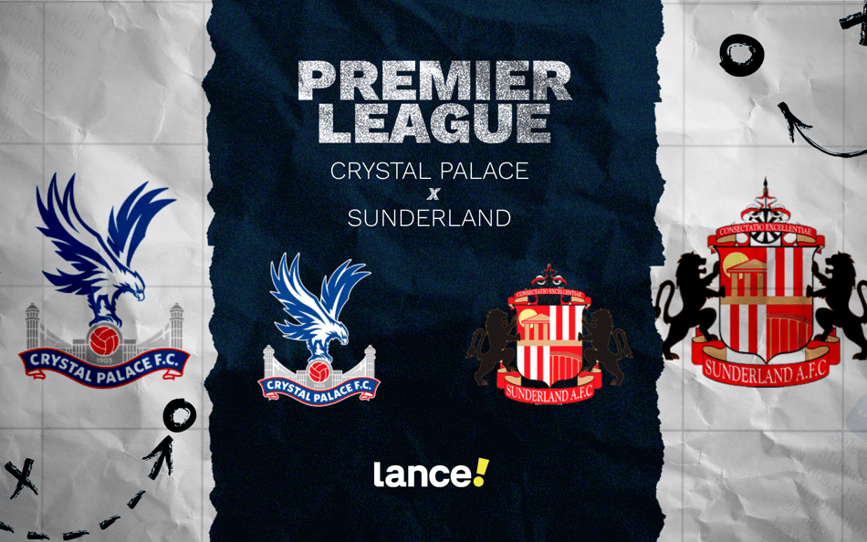 crystal-palace-sunderland-premier-league (Foto: Arte/Lance!)
