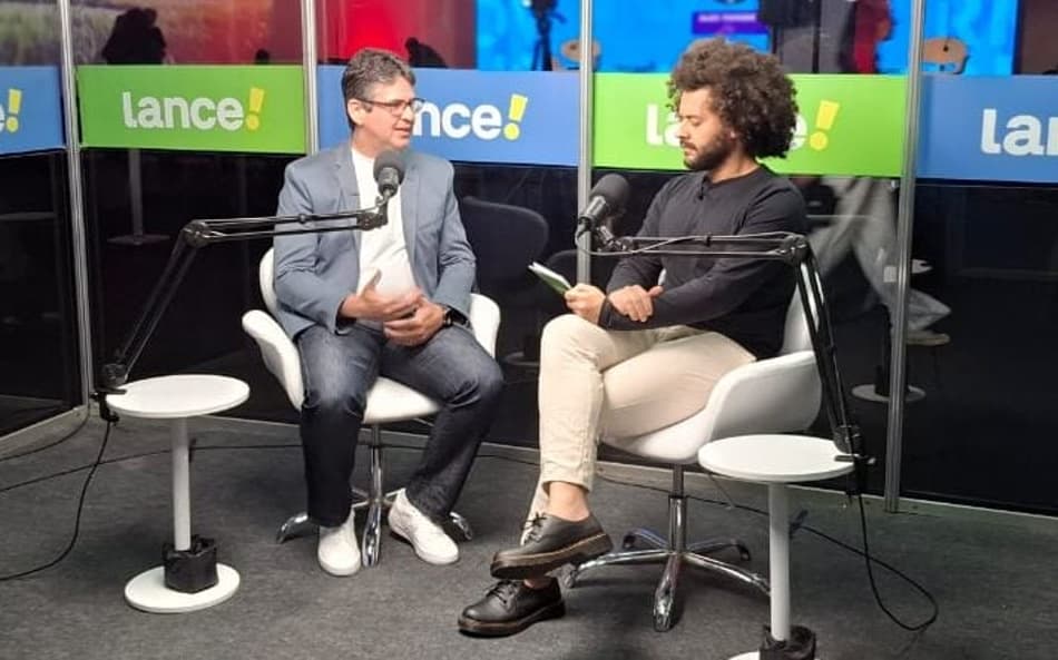 Denis Matias também conversou com o Lance! no estúdio do Rio Innovation Week