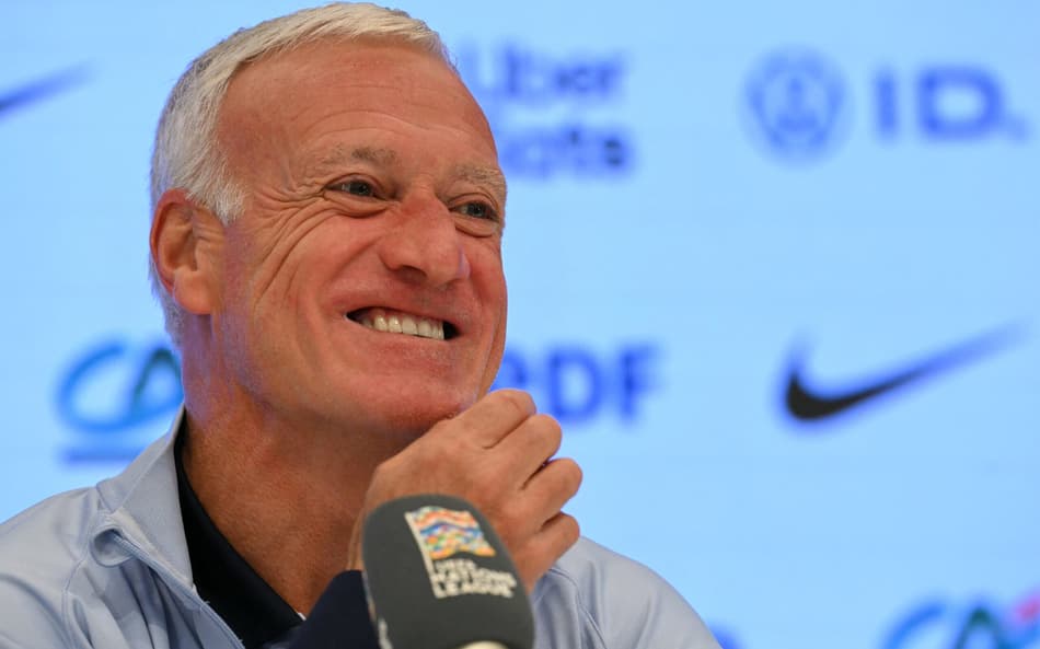 Didier Deschamps, treinador da França (Foto; Nicolas Tucat/AFP)