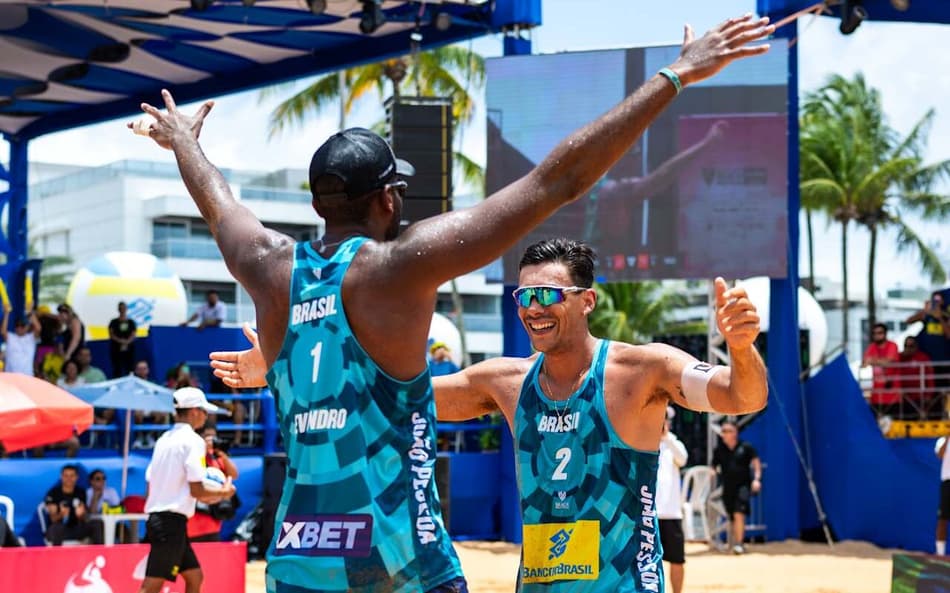 Evandro e Arthur conquistaram o primeiro título da temporada