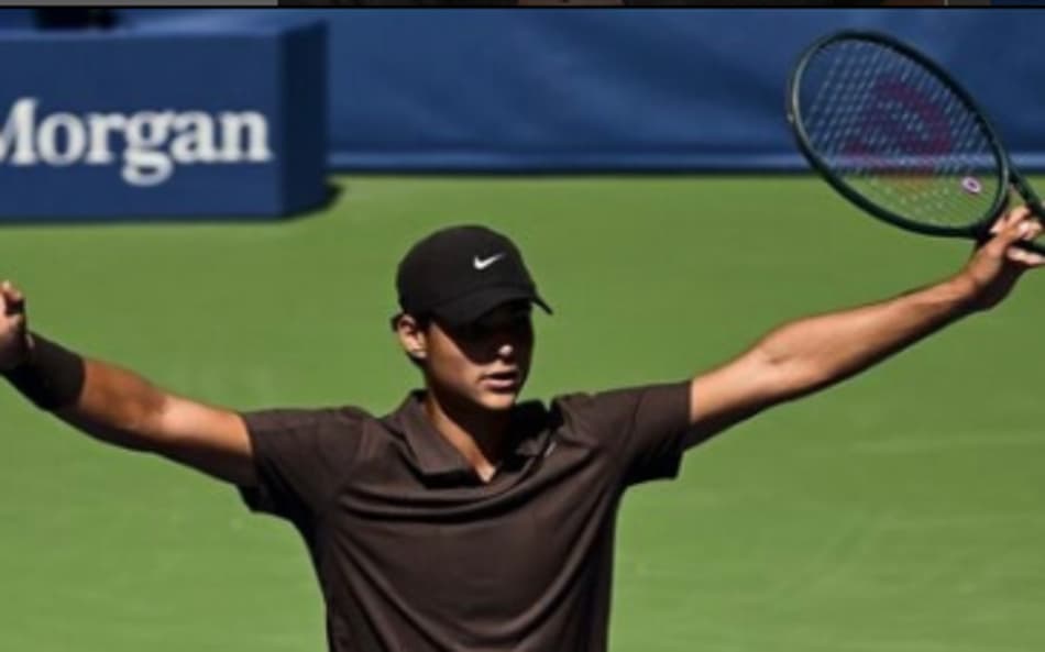 Guto Miguel foi semifinalista juvenil do US Open, em setembro (Divulgação)