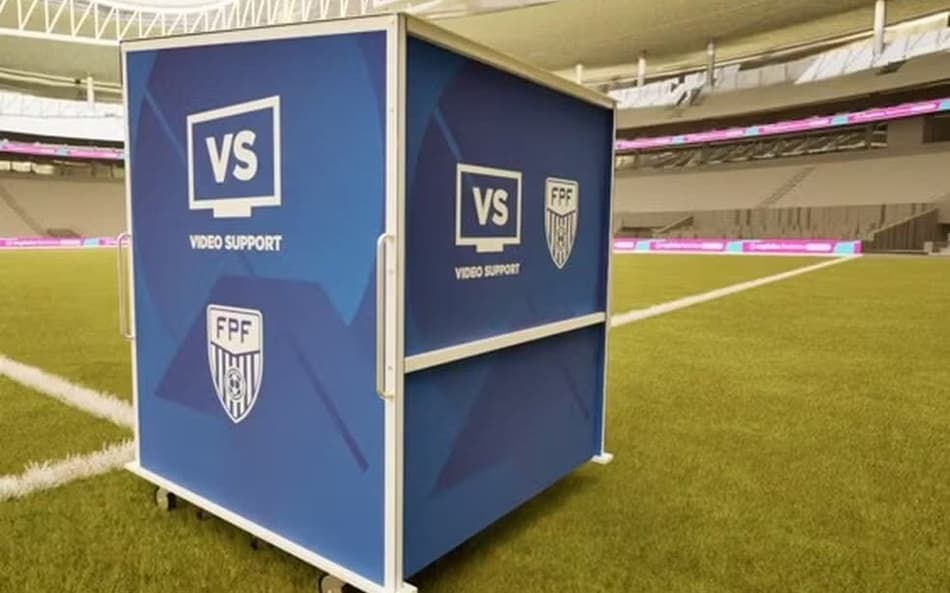 Cabine do desafio de vídeo da Copa Paulista (Foto: Divulgação/FPF)