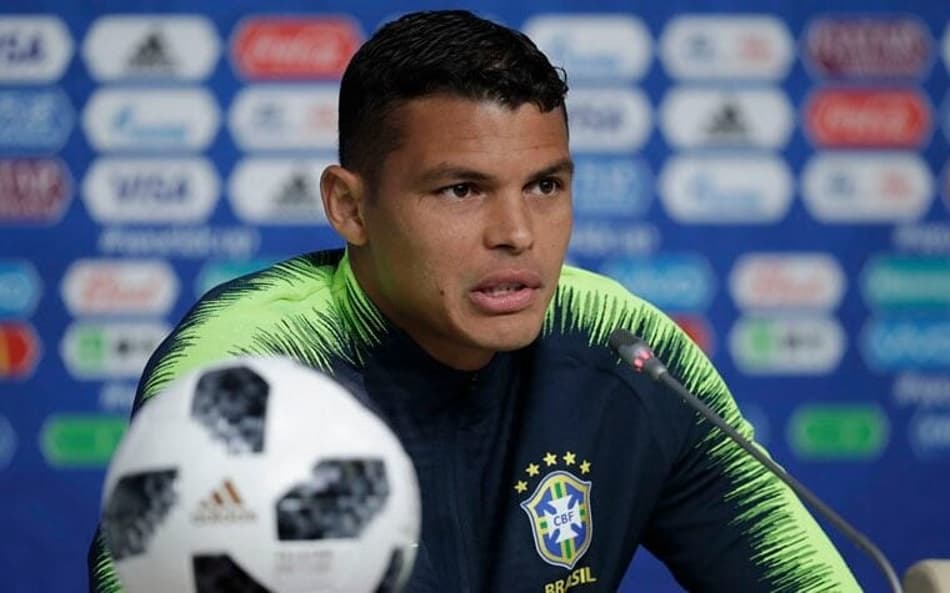 Thiago Silva - Coletiva Seleção