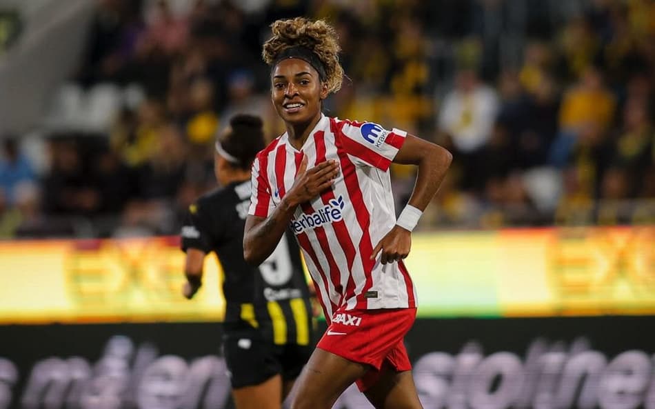Luany faz grande temporada pelo Atlético de Madrid. (Foto: Atlético de Madrid/Divulgação)