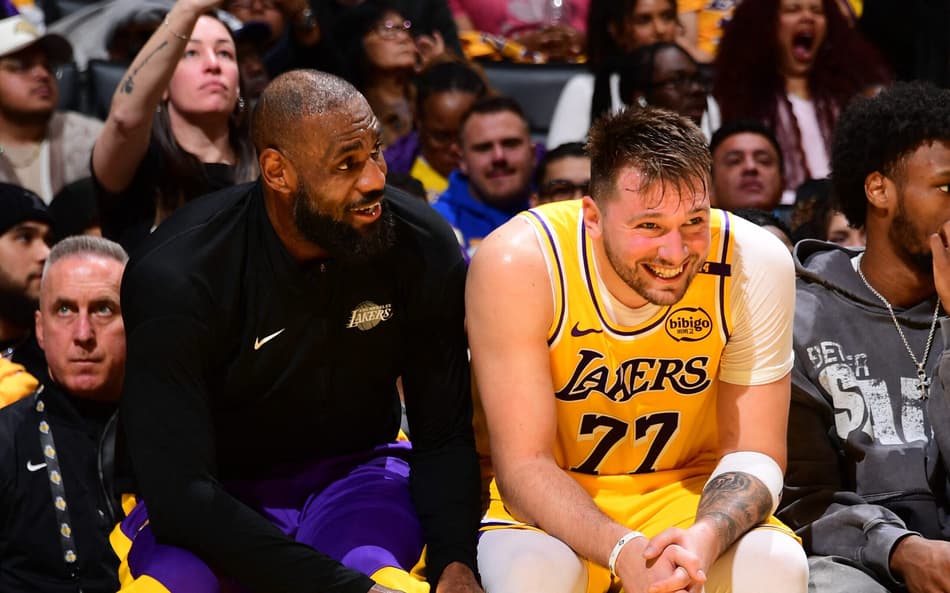 LeBron James - Luka Doncic - Los Angeles Lakers