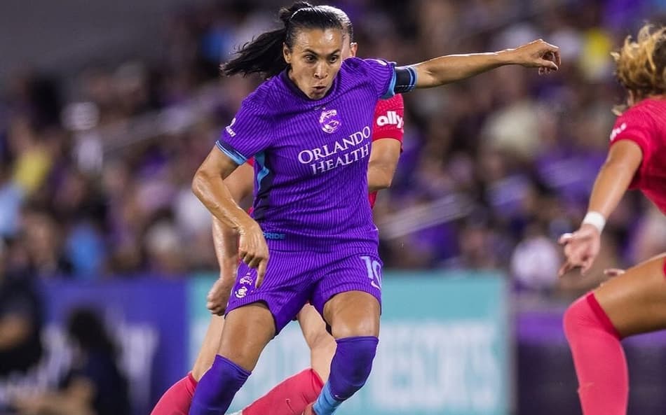 Marta em campo pelo Orlando Pride na NWSL