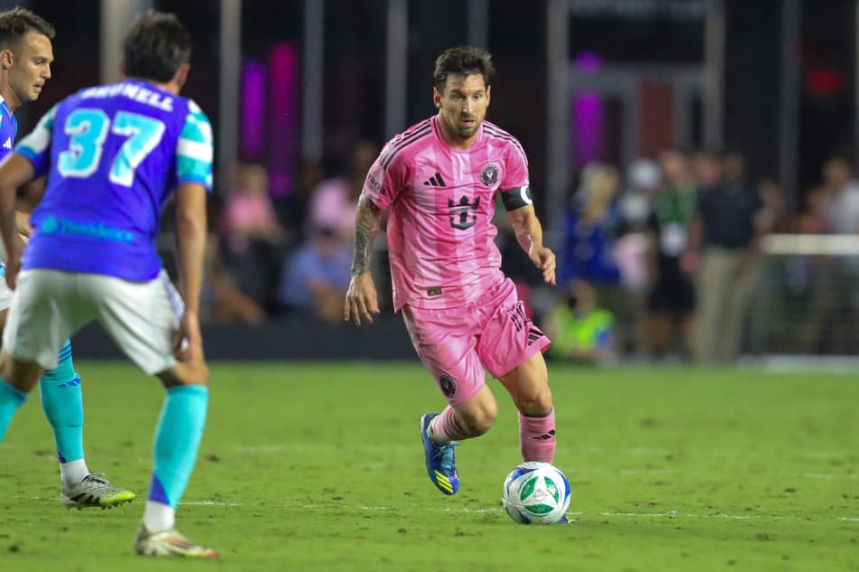 Messi em ação contra o Seattle Sounders FC