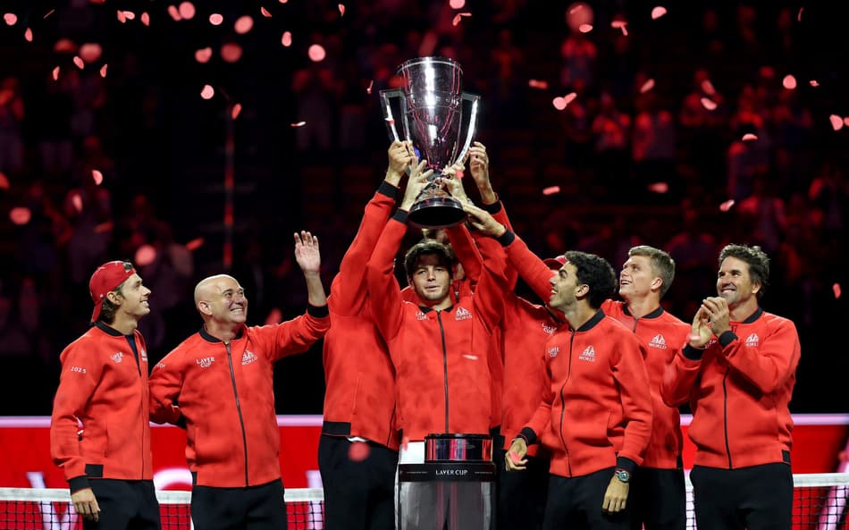 Time Mundo comemora o título da Laver Cup