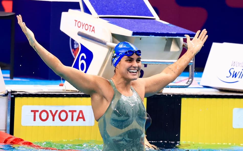 Mariana Gesteira, medalhista de ouro nos 50m livre S9 (Foto: Marcello Zambrana/CPB)