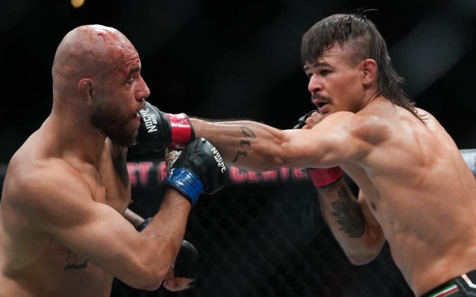 Diego Lopes superou Jean Silva no Noche UFC (Foto: Reprodução Instagram ufc)