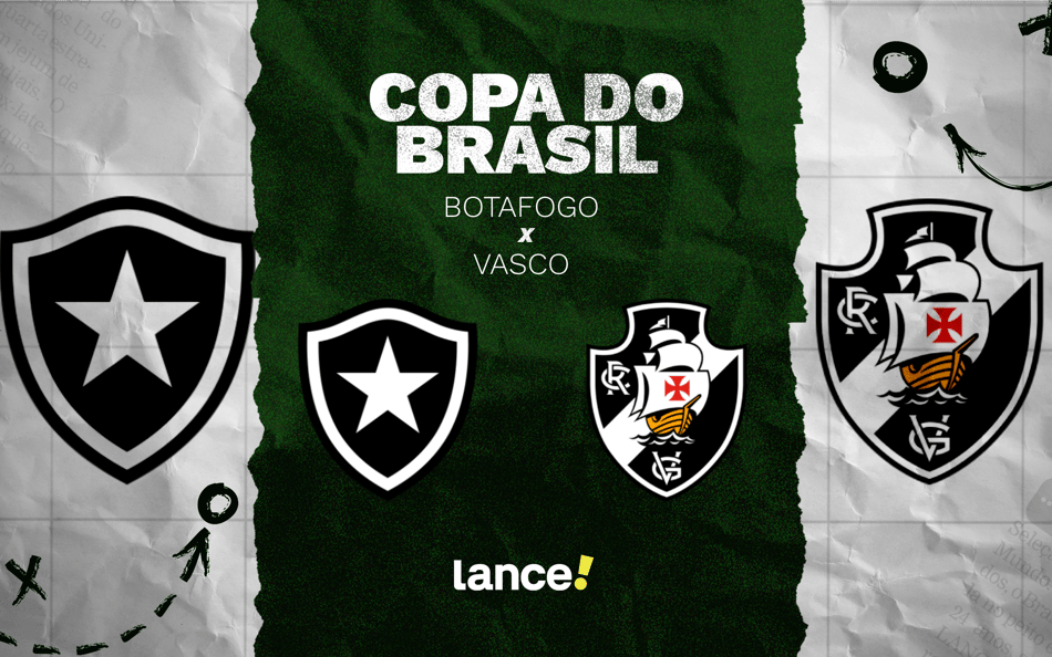 Botafogo x Vasco: onde assistir, horário e prováveis escalações do jogo pela Copa do Brasil