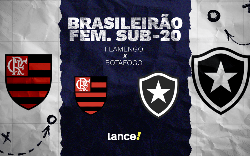 Flamengo x Botafogo: onde assistir e prováveis escalações da final do Brasileirão Fem. Sub-20