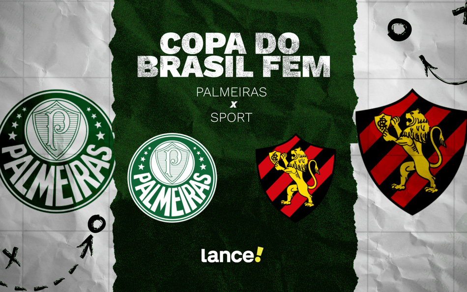 Palmeiras e Sport se enfrentam pelas quartas de final da Copa do Brasil Feminina