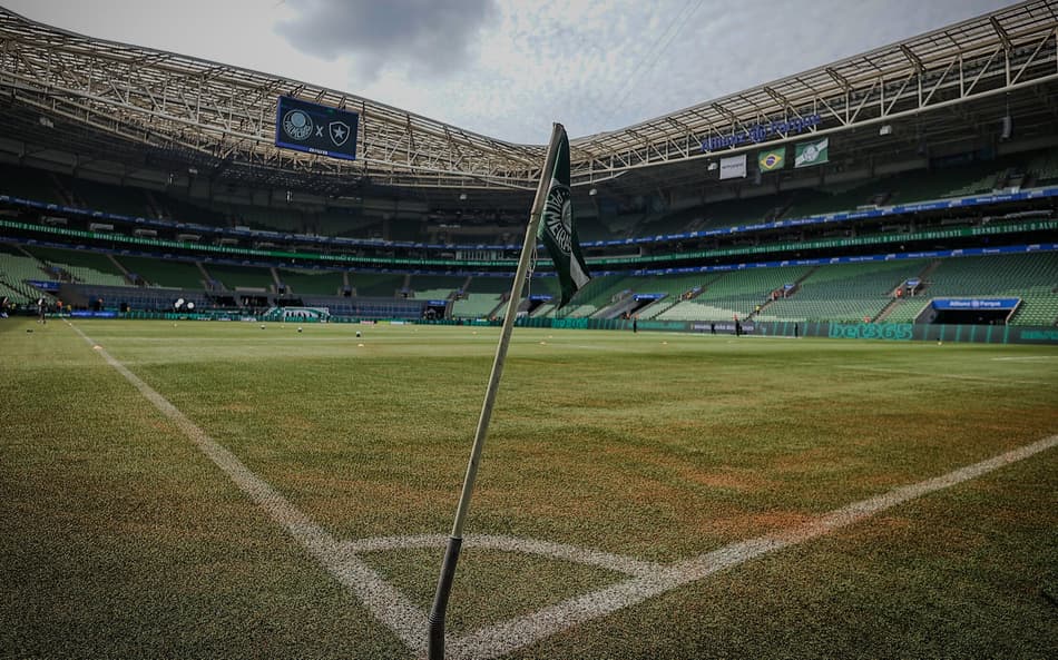 Vista geral do Allianz Parque para partida entre Palmeiras e Botafogo