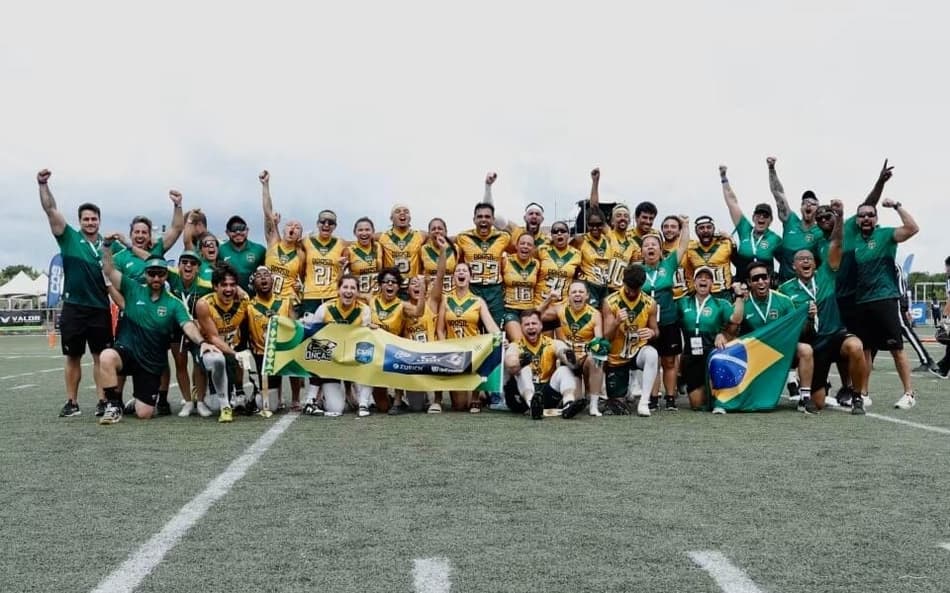 Seleções de flag football garantiram vaga para o Mundial