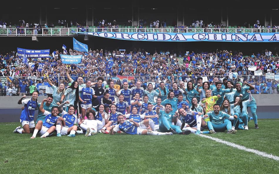 Cruzeiro alcança públicos expressivos no Brasileirão Feminino. (Foto: Gustavo Martins/ Cruzeiro)