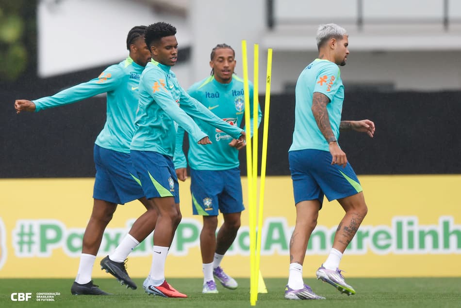 treino Seleção Brasileira