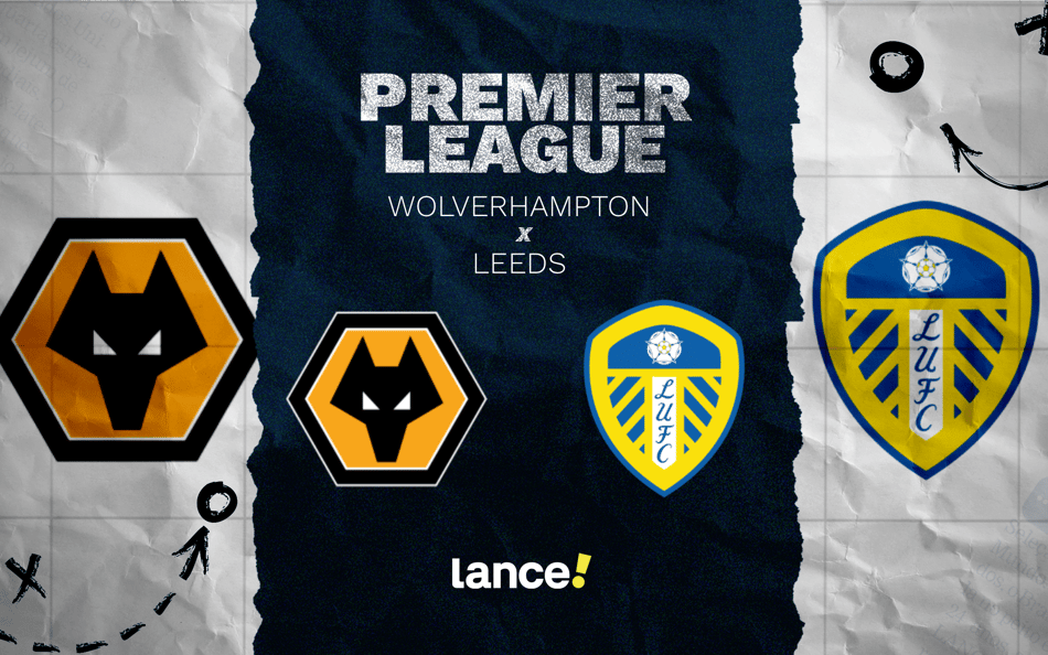 Wolves x Leeds: quinta rodada da Premier League (Foto: Arte/Lance!)