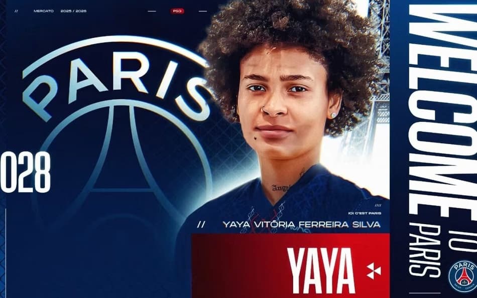 Yaya, ex-Corinthians, é anunciada no PSG (Foto: Reprodução/PSG)