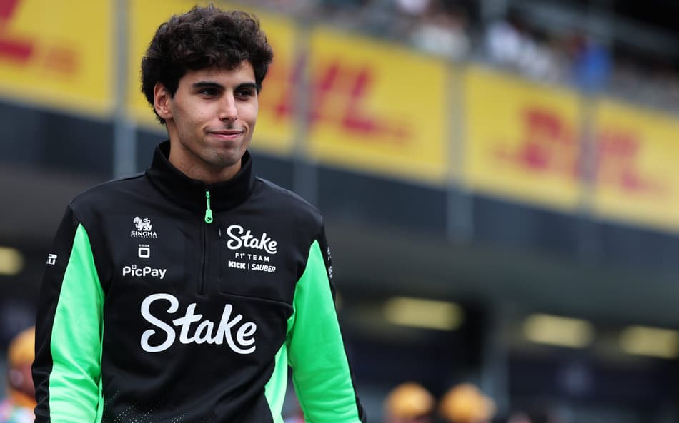 Gabriel Bortoleto no GP do Azerbaijão de F1, em Baku (Foto: Mark Thompson / Getty Images / Sauber Media Hub)