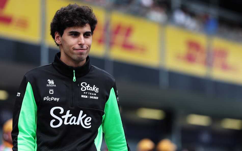 Gabriel Bortoleto no GP do Azerbaijão de F1, em Baku (Foto: Mark Thompson / Getty Images / Sauber Media Hub)