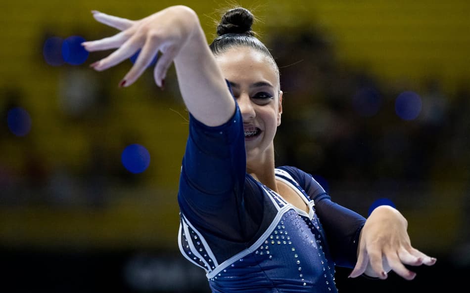 Sophia Weisberg no Troféu Brasil de Ginástica (Foto: CBG)