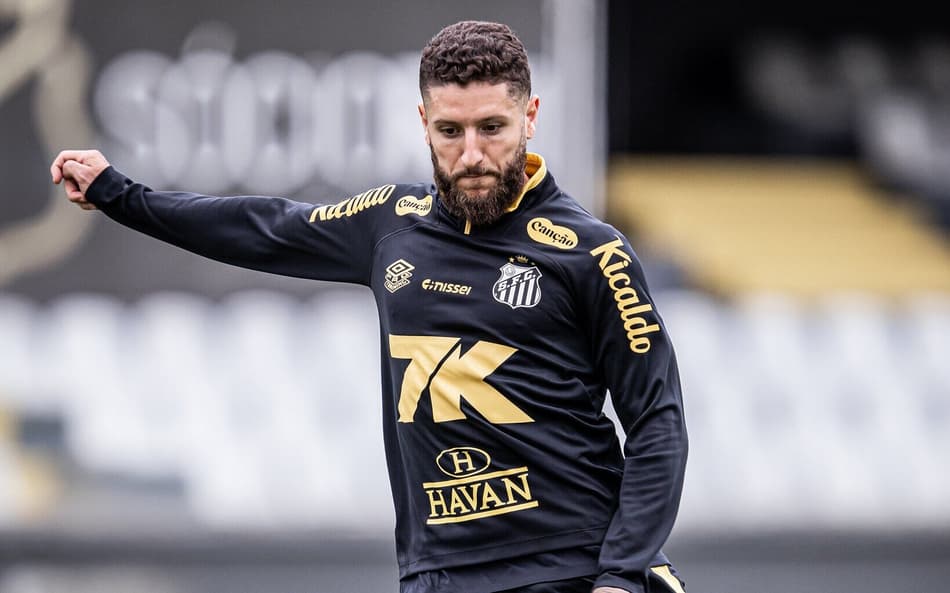 Zé Rafael deve ser titular no confronto (Foto: Raul Baretta/ Santos FC)