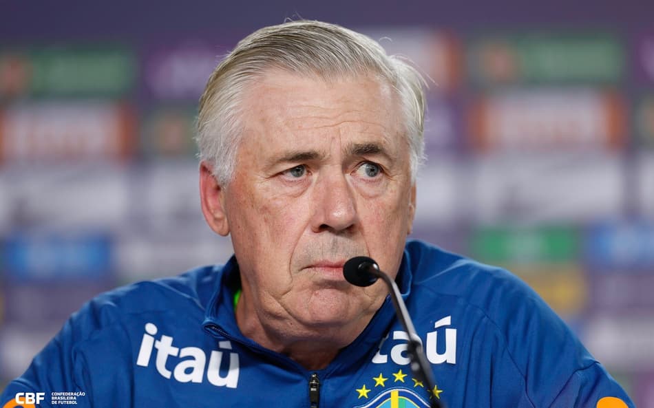 Carlo Ancelotti, técnico da Seleção Brasileira (Foto: @rafaelribeirorio / CBF)