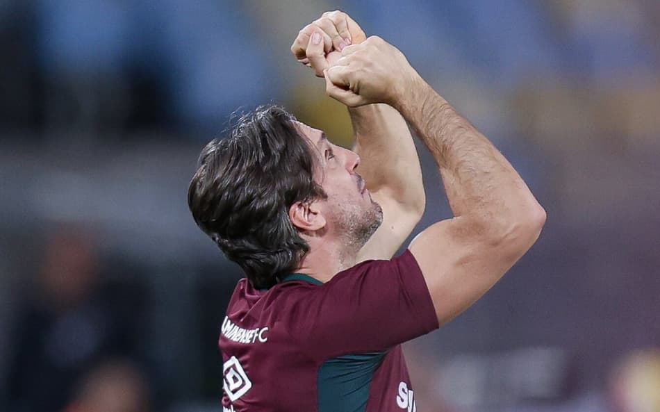 Zubeldía na estreia em Fluminense x Botafogo (Foto: Marina Garcia/ Fluminense FC)