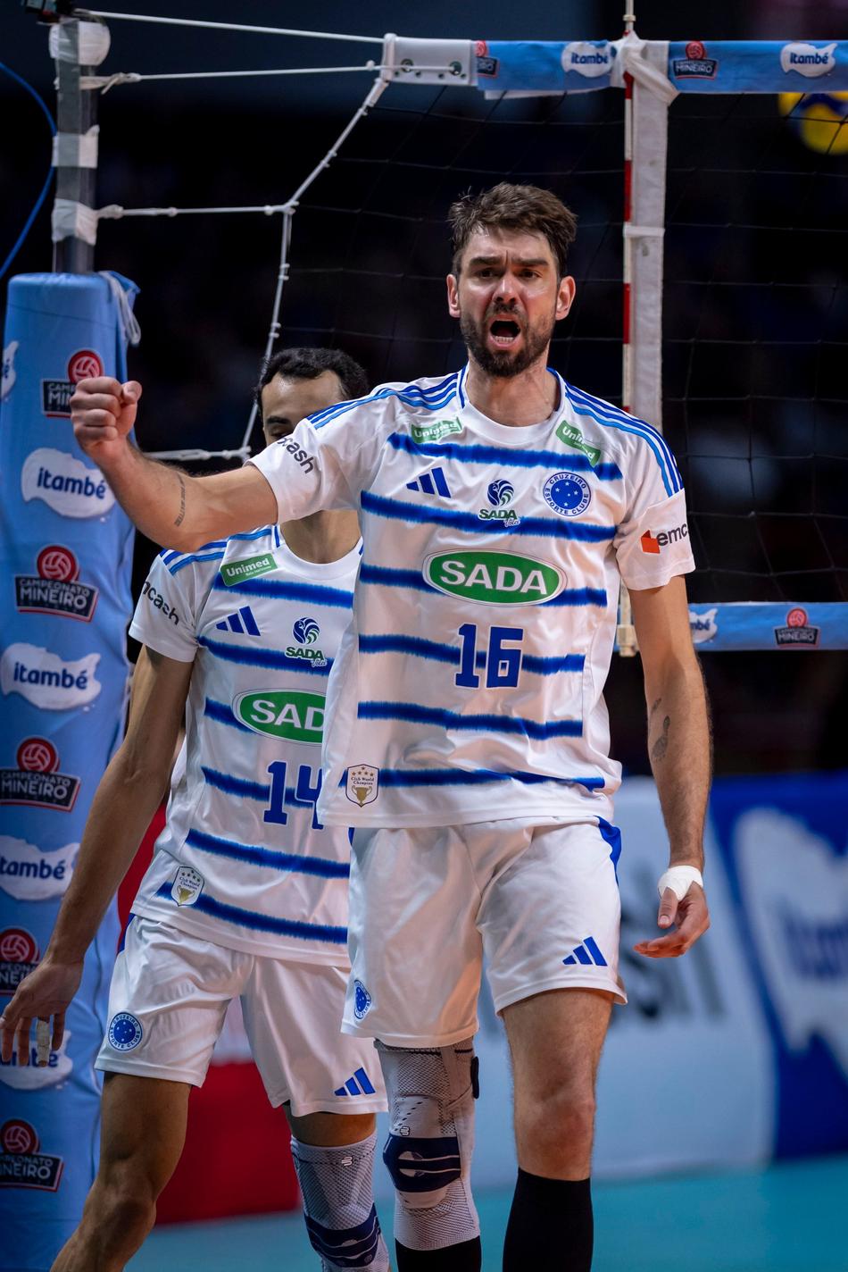 Lucão na final do Mineiro de Vôlei 2025 (Foto: Agência i7/Sada Cruzeiro)