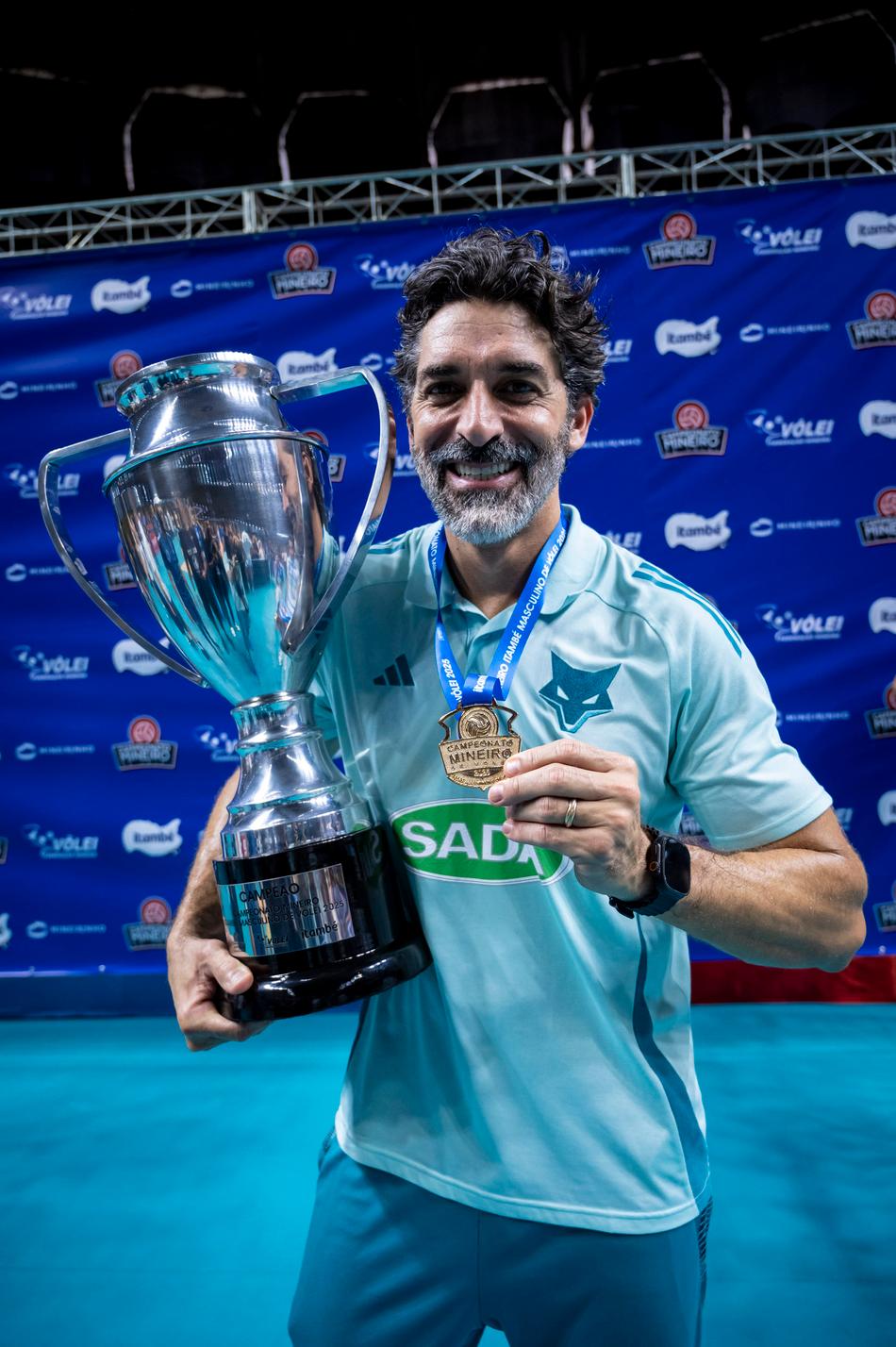 Filipe Ferraz na final do Mineiro de Vôlei 2025 (Foto: Agência i7/Sada Cruzeiro)