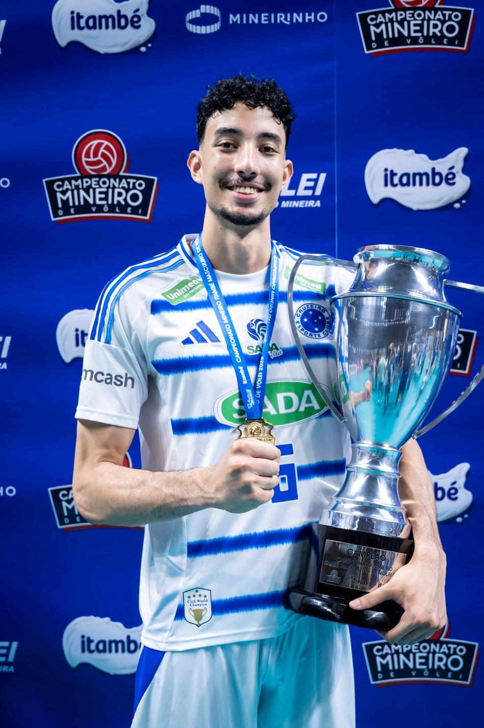 Velasco na final do Mineiro de Vôlei 2025 (Foto: Agência i7/Sada Cruzeiro)