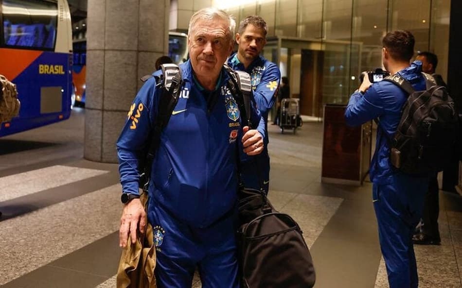 O técnico Carlo Ancelotti convocou a Seleção Brasileira pela terceira vez desde o anúncio da sua contratação. (Foto: Rafael Ribeiro/ CBF)