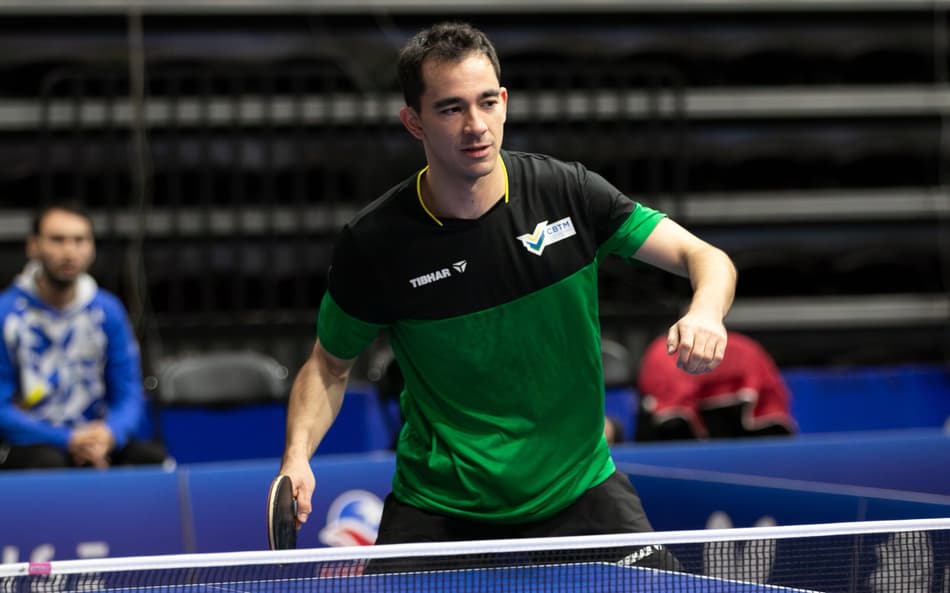 Hugo Calderano no Pan-Americano 2025 (Foto: ITTF Americas)