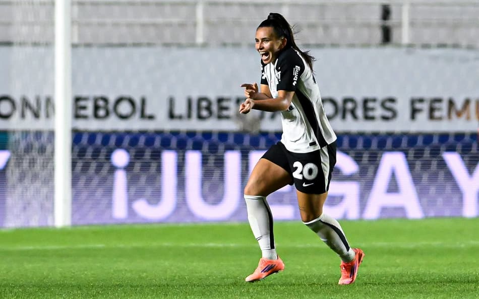 Mariza comemora gol pelo Corinthians. (Foto: Staff Images Woman/CONMEBOL)
