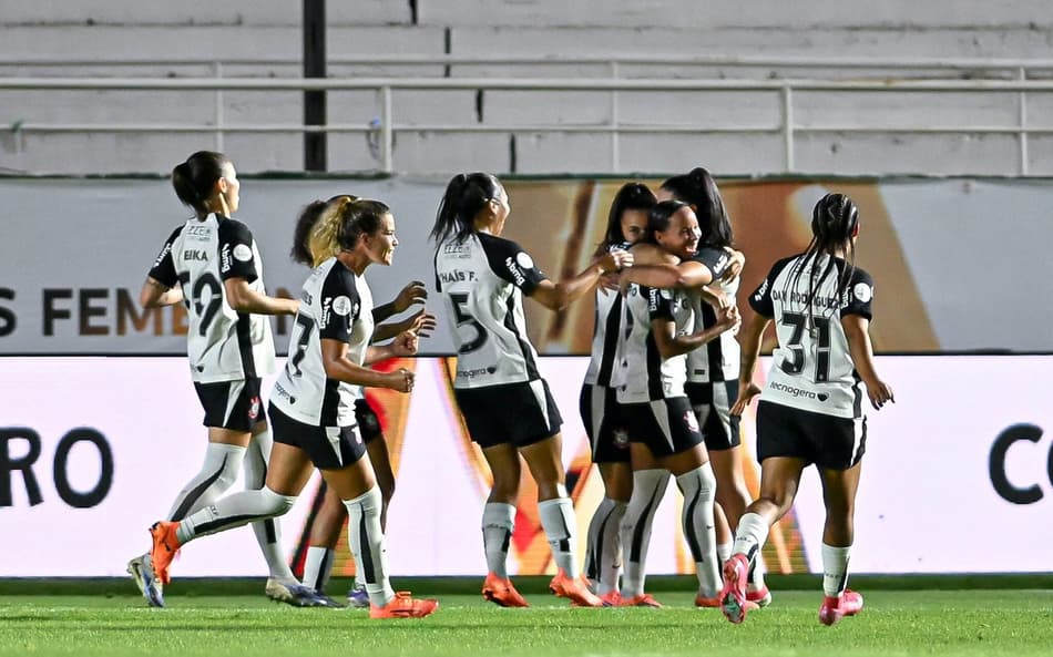 Corinthians comemora classificação à final da Libertadores Feminina. (Staff Images Woman/CONMEBOL)