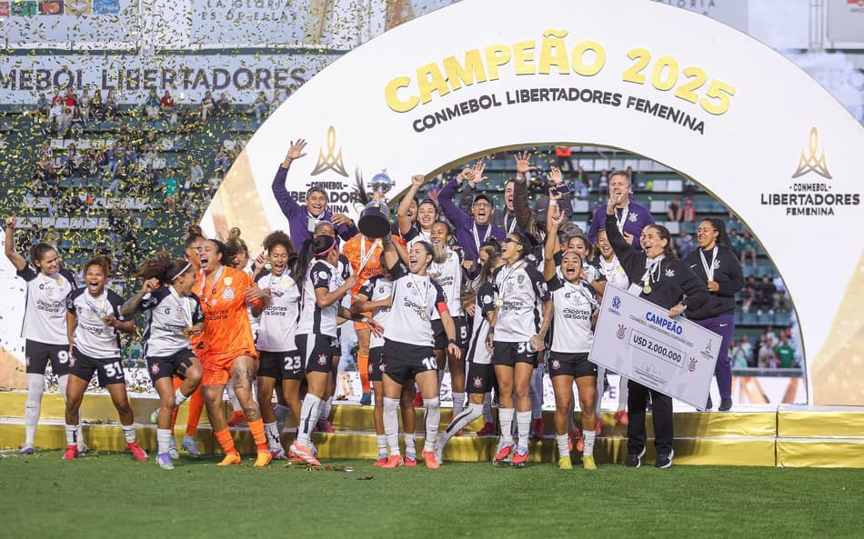 Corinthians conquista Libertadores Feminina 2025. (Foto: Staff Images Woman/CONMEBOL)