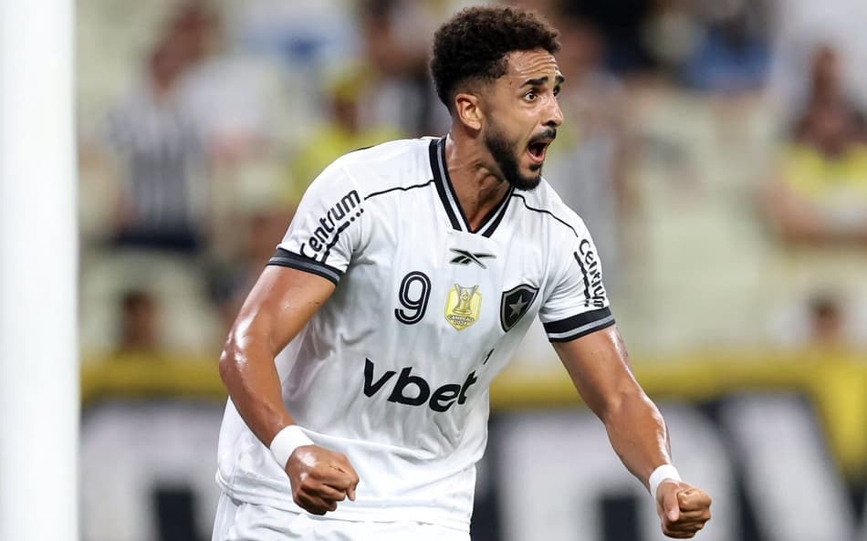 Chris Ramos comemorando gol do Botafogo (Foto: Vítor Silva/Botafogo)