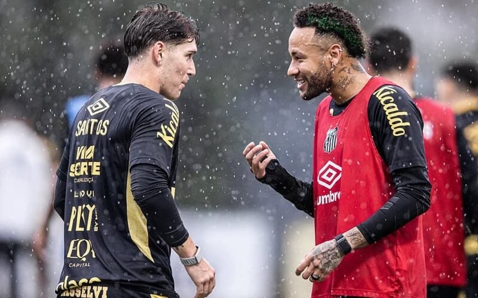 Neymar acumula 23 partidas pelo Santos nesta temporada. (Foto: Raul Baretta/ Santos FC)