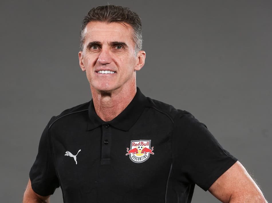 Apresentação de Mancini ao Bragantino (Foto: Ari Ferreira/Red Bull Bragantino)