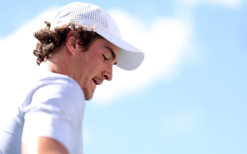 João Fonseca na derrota para o tcheco Tomas Machac no US Open (FOto: ELSA / GETTY IMAGES NORTH AMERICA / Getty Images via AFP)