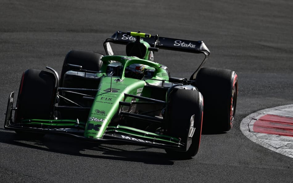 Gabriel Bortoleto, da Sauber, no GP da Itália de F1 (Foto:Philippe Lopez / AFP)