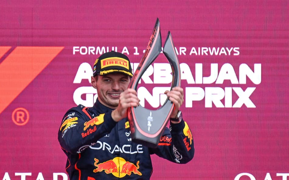 Max Verstappen vence o GP do Azerbijão de F1 (Foto: Alexander Nemenov / AFP)