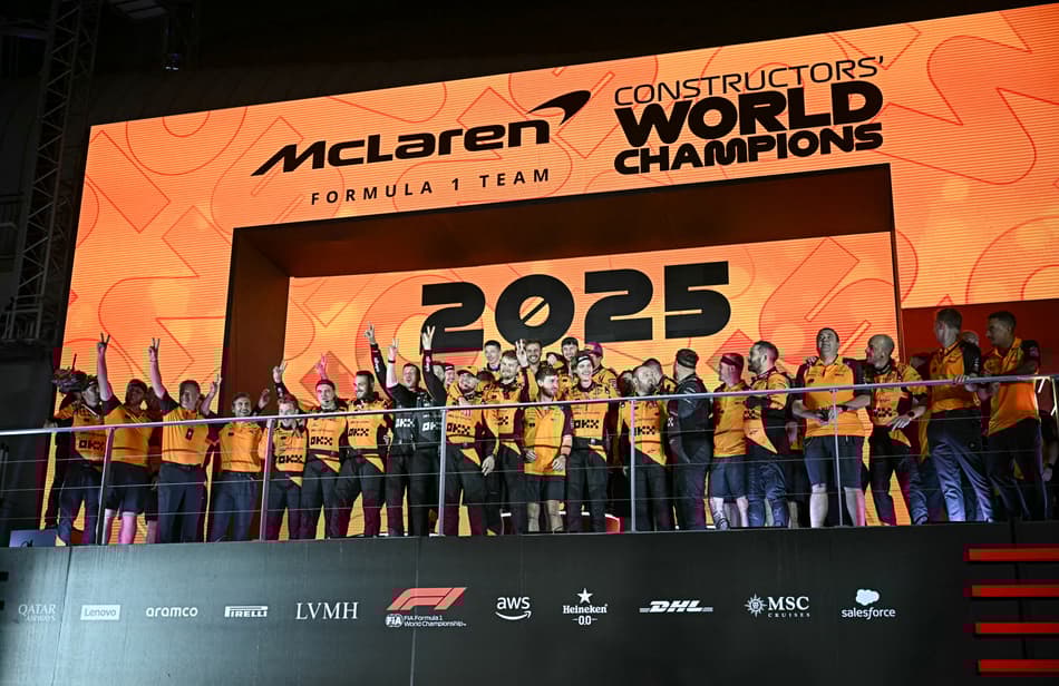 McLaren conquista título de equipes da F1 2025 (Foto: Lillian SUWANRUMPHA / AFP)
