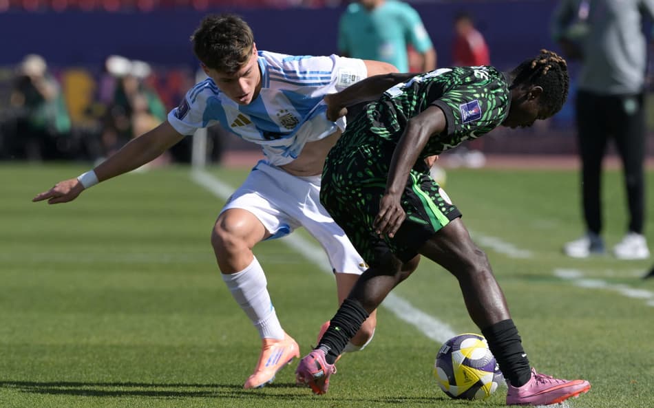 Montoro, do Botafogo, em ação pela Argentina na Copa do Mundo Sub-20 (Foto: Rodrigo Arangua/AFP)