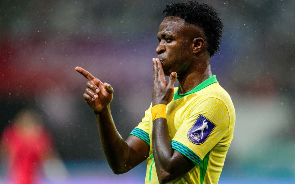 Vini Jr revela para quem dedicou o gol marcado pela Seleção Brasileira; confira